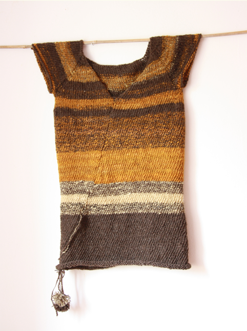 Pullover aus Chabut Merino Schafwolle in satten Erdtönen